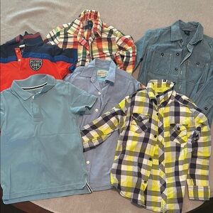 Kids Plaid and Denim Shirt Collection